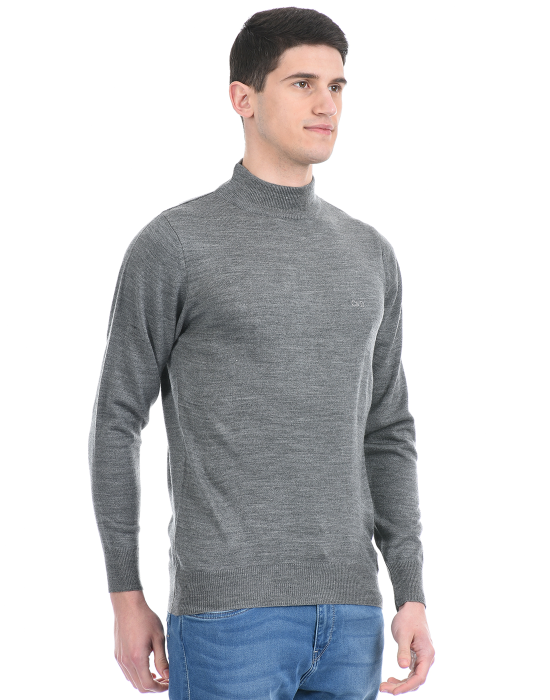 Cloak & Decker by Monte Carlo Men Light Grey Pullover
